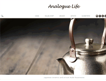 Tablet Screenshot of analoguelife.com